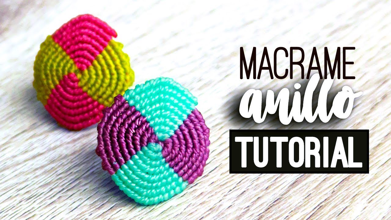 Anillo Escudo » 💍 tutorial | como hacer anillo de hilo | diy ● Ring #115