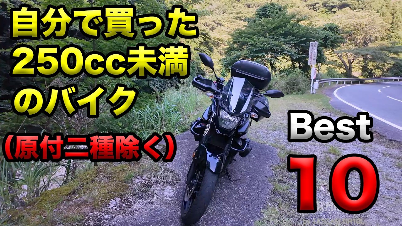 【買って乗った250cc未満のバイクランキング（原付二種除く）】空波鳥の呟き2025