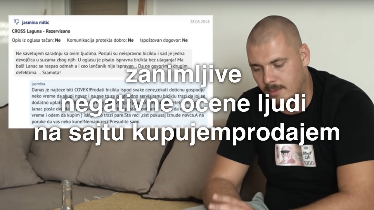 ZANIMLJIVE NEGATIVNE OCENE LJUDI NA SAJTU KUPUJEMPRODAJEM