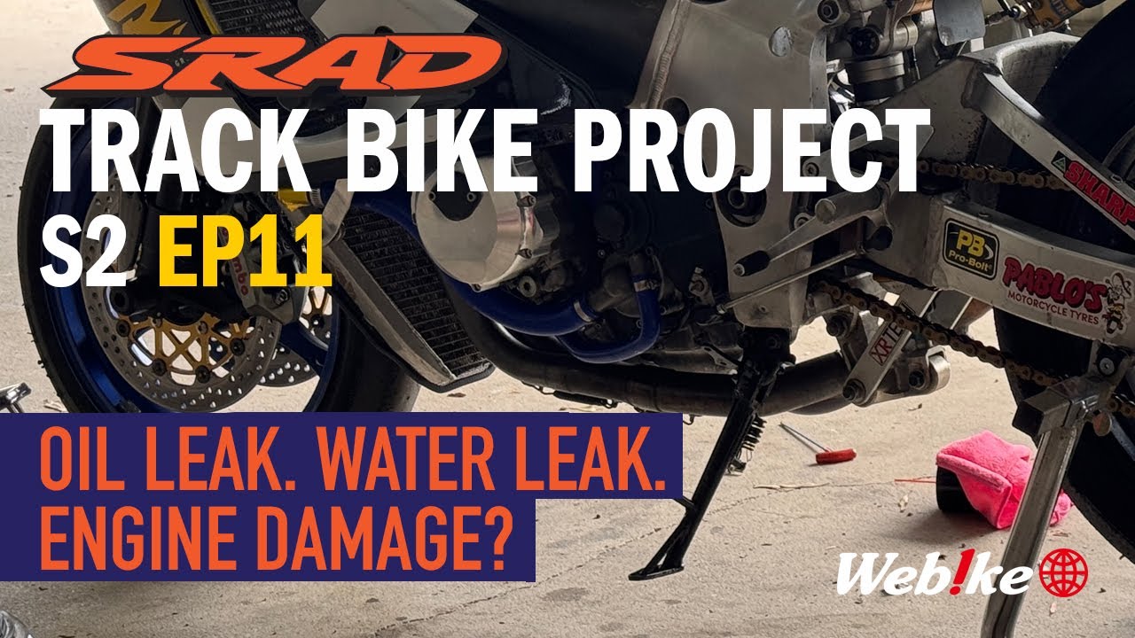 1996 #GSXR 750 #SRAD Track Bike S2 - EP 11: Oil Leak Disaster #TrackBikeBuild #racing #90sbikes