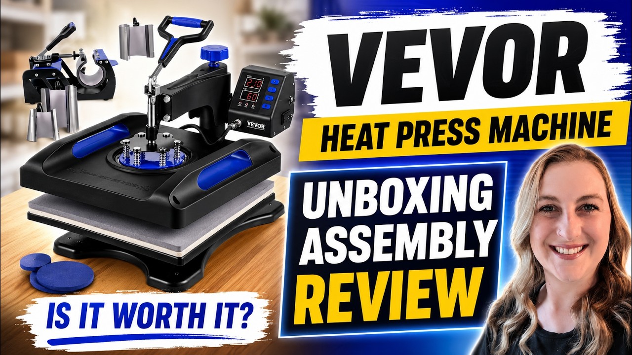 Mastering the VEVOR Heat Press 15x15 8 in 1: Unboxing, Setup, and Review