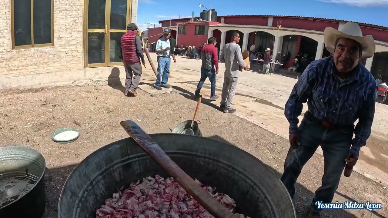 Matanza de reces, día 12/26/2023, Mayordomía de los santos Reyes.