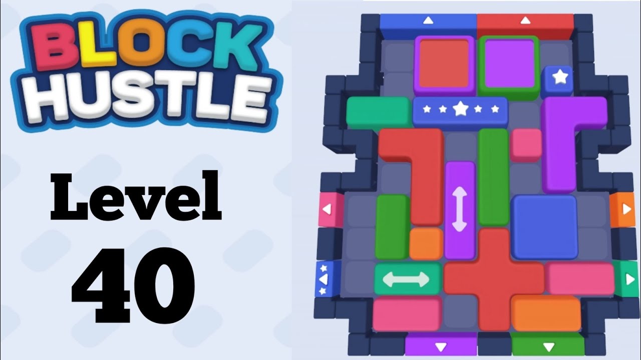 Block Hustle level 40 Gameplay Walkthrough Solution