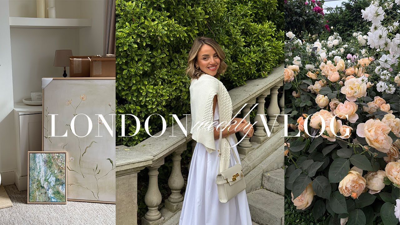 London Weekly Vlog - New Art Work, The Terrace & Chelsea Flower Show