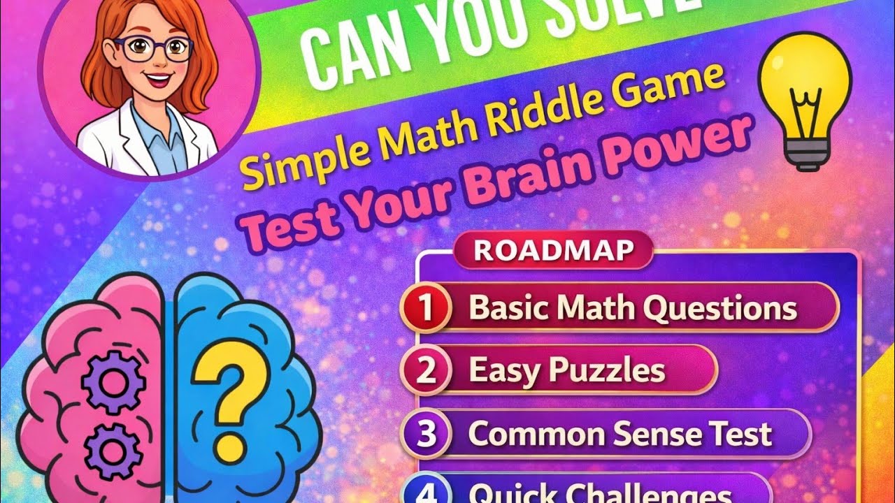 TEST YOUR IQ LEVEL! 🧠 The Easiest Math Riddle 99.99% Fail! |#testyouriqlevel #brainteaser #livequiz