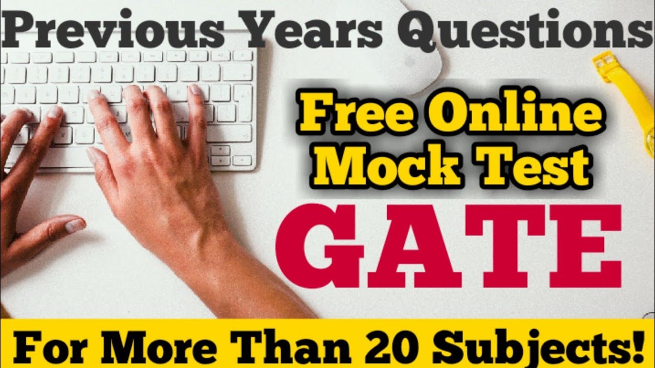 🔴GATE Free Online Mock Test|Previous Years Questions