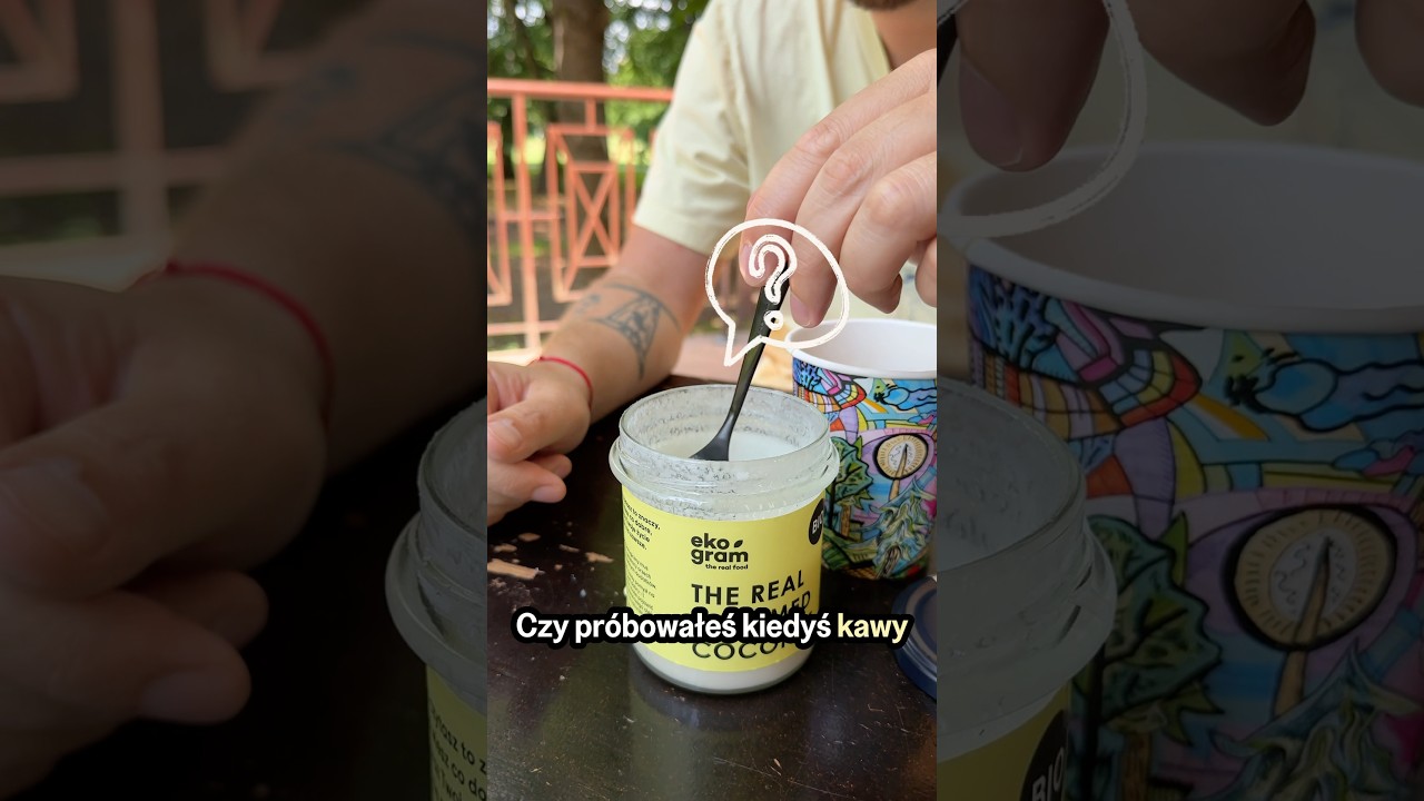 Mus Kokosowy do kawy? 🤔 Tak, zamiast mleka i to jak smakuje! ☕ #ekogram #online #shopping #coconut