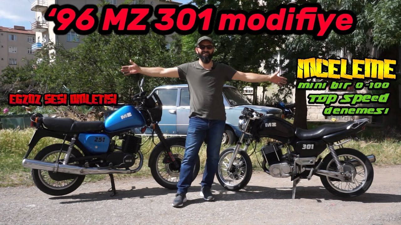 Modifiye bir MZ 301 inceledik! Neler Yapılmış? Zil Egzoz Sesi ve Performans Denemesi