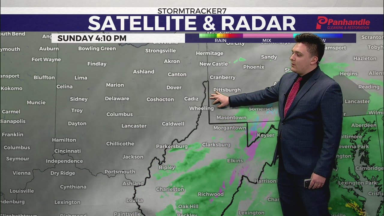 Dry and warmer weather heading into the work week