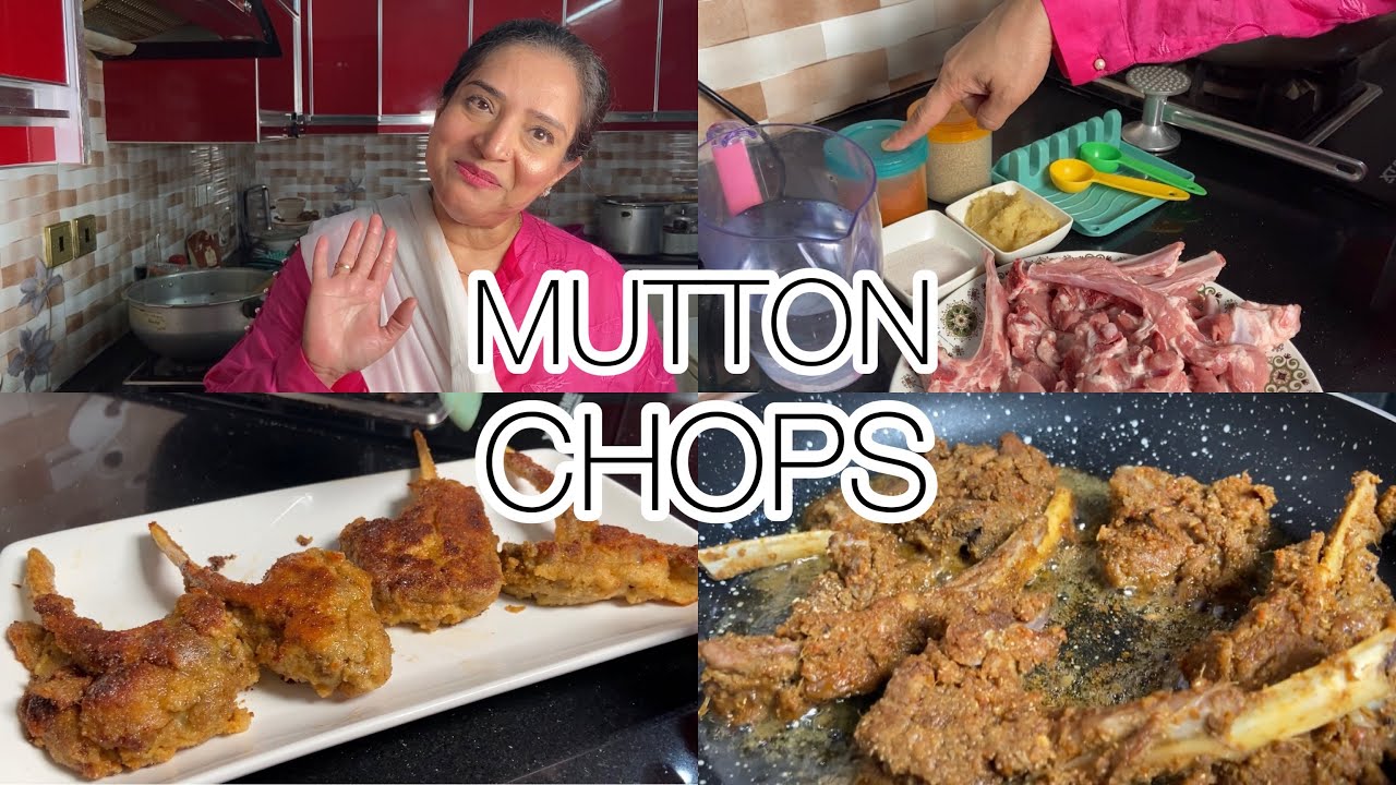 MUTTON CHOPS RECIPE IN 2 WAYS || CRUMB COATED & MASALA FRIED CHOPS