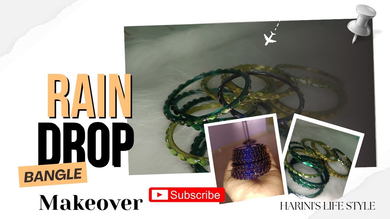 Raindrops glass bangles making pannalama ?video in tamil just 60rs 