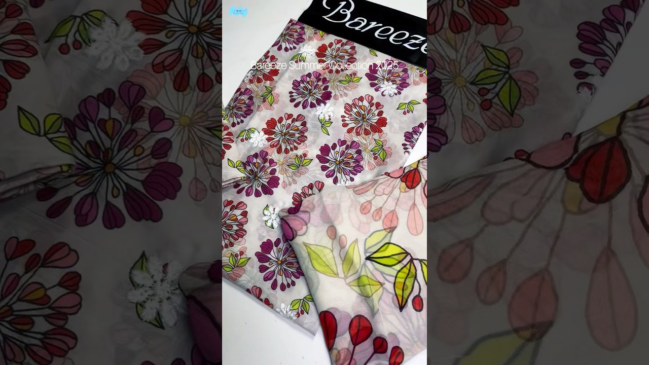 Bareeze Summer Collection 2025 | Beautiful Embroidery Designs | Bareeze Lawn Suits | #bareeze
