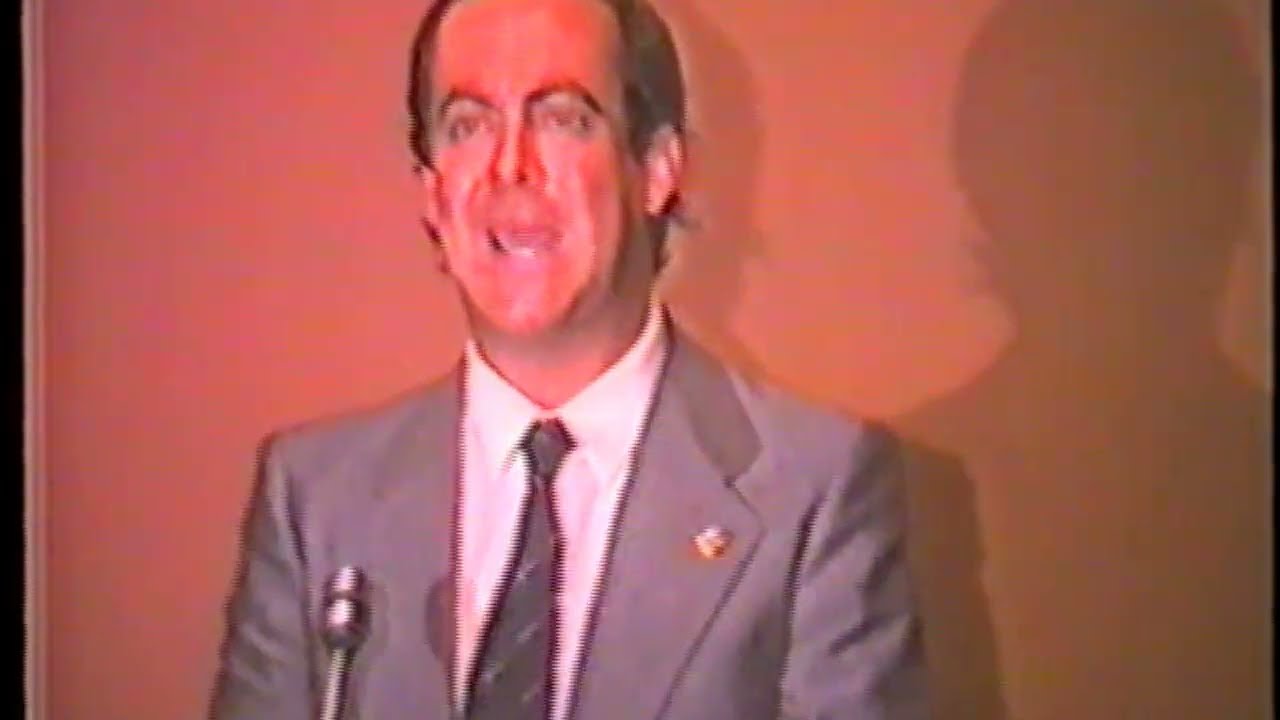 Tomelloso 1983: Visita del presidente de las Comunidades Castellano-Manchegas