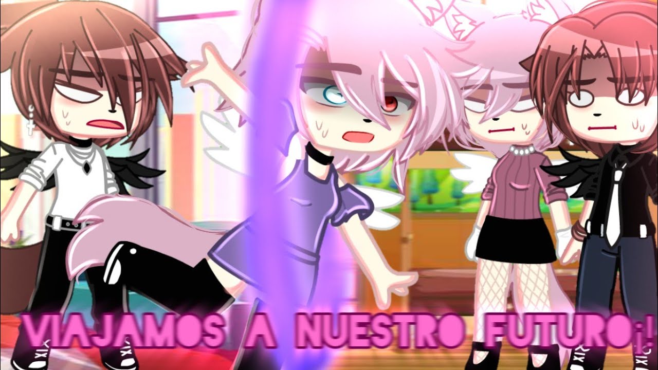 Viajando al futuro con Ángela y Sebastian 😈💅🏻 (Gacha club)