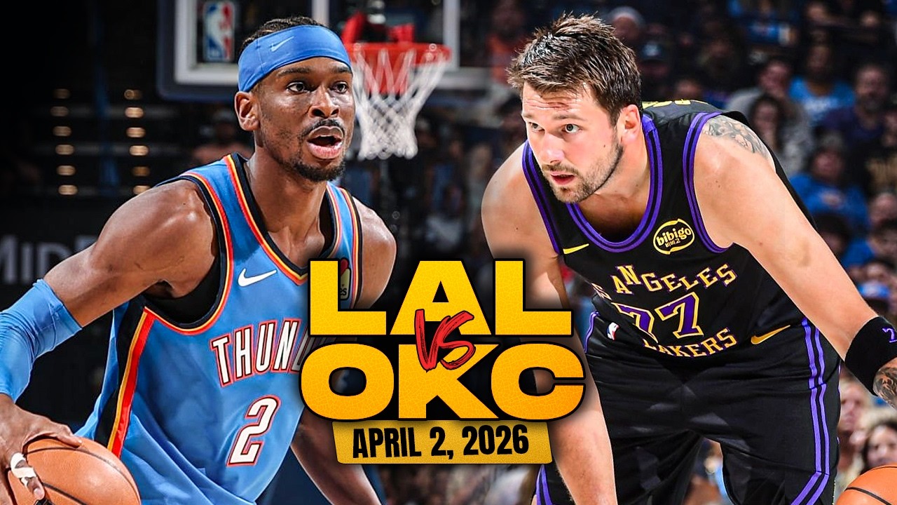 Обзор матча &laquo;Лос-Анджелес Лейкерс&raquo; &mdash; &laquo;Оклахома-Сити Тандер&raquo; | 2 апреля 2026 г. | FreeDawkins