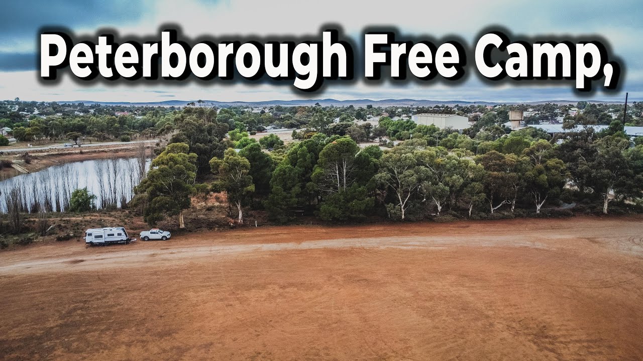 Караван отремонтирован, бесплатный кемпинг Peterborough RV Park, Grey Nomads Caravanning Australi...