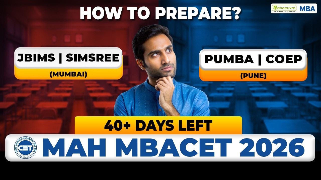 40 Days Strategy for MBA CET 2026 | Paper Pattern | Syllabus | Top Colleges vs Cutoff