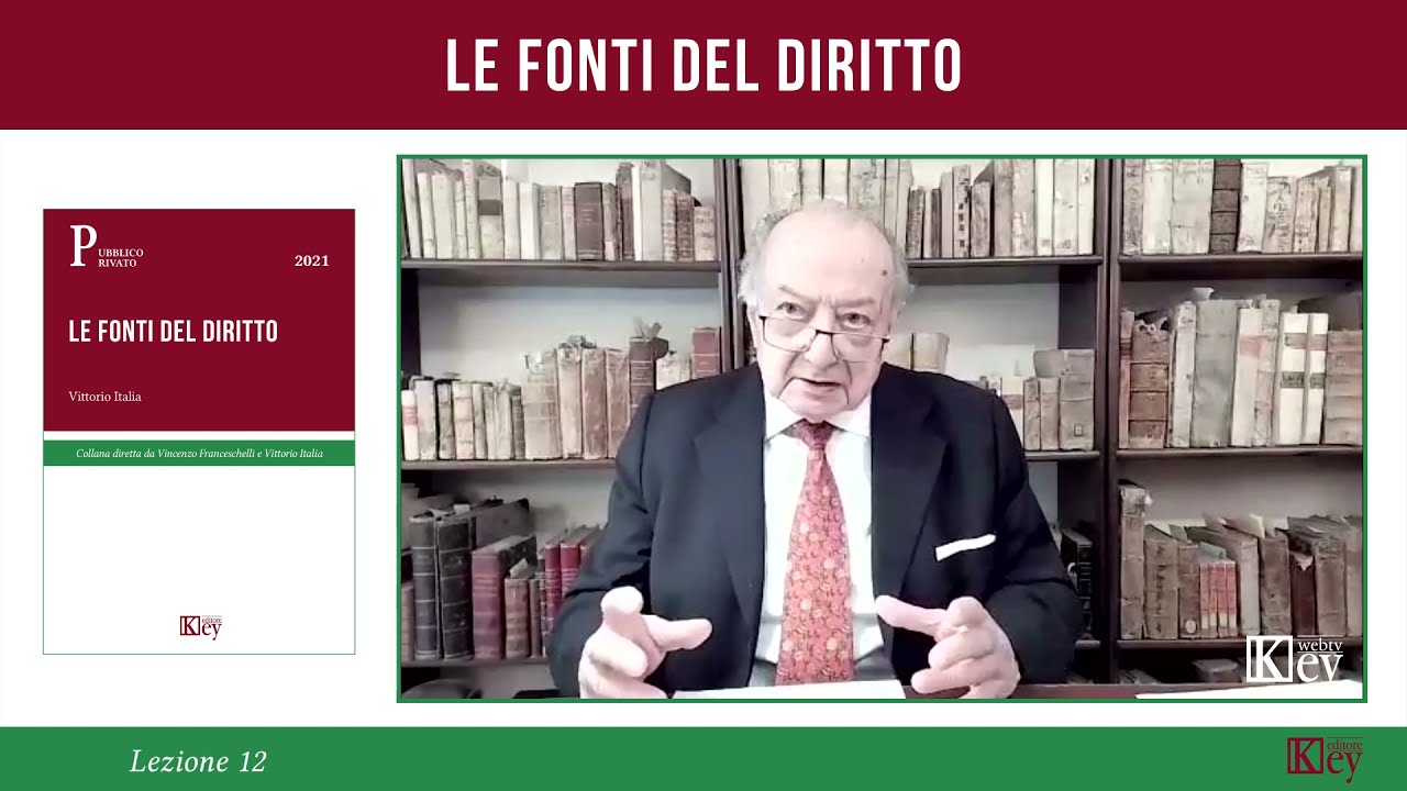 Le fonti del diritto - Lezione 12 - Gli usi o le consuetudini