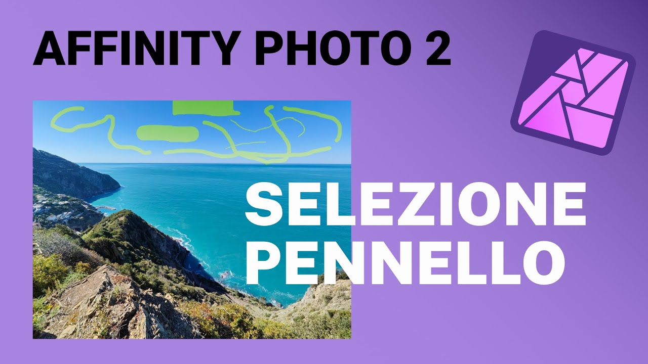 SELEZIONARE CON il PENNELLO in Affinity PHOTO