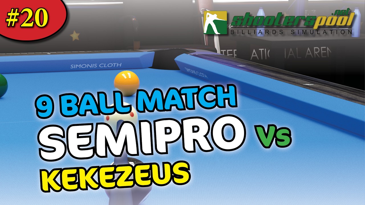Shooters Pool - 9 Ball - Match 20