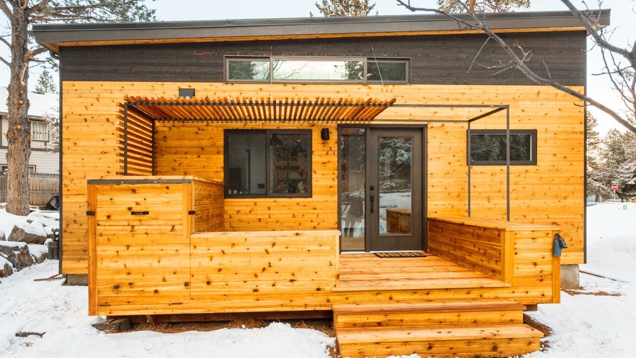 The Incredible Hiatus Tiny House Built for Tiny Cottage Community in Bend | Lovely Tiny House