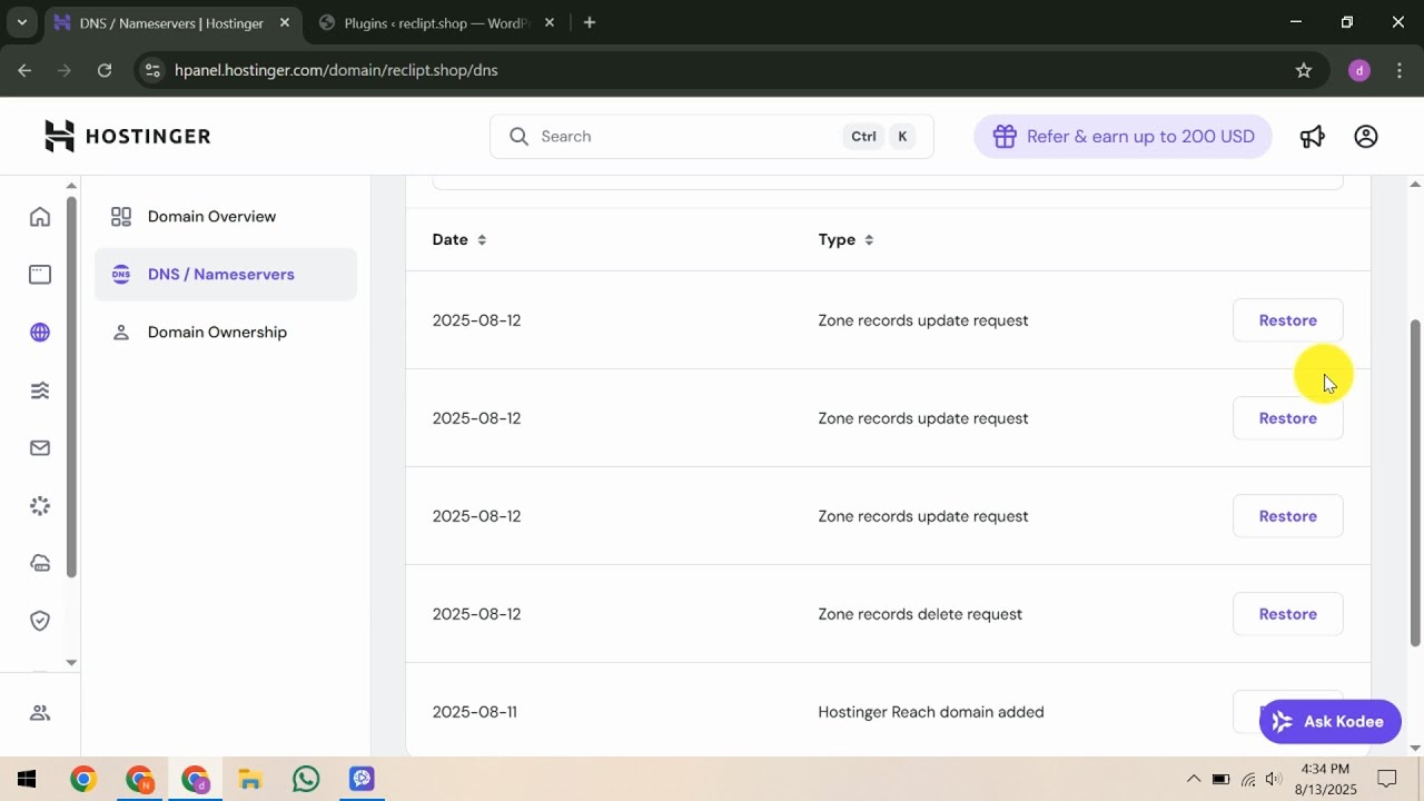 How To Fix DNS Not Working in Hostinger