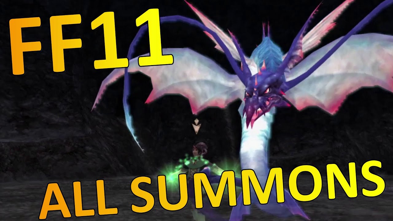 FINAL FANTASY XI - ALL Summons / Avatars Blood Pacts Exhibition (2022)