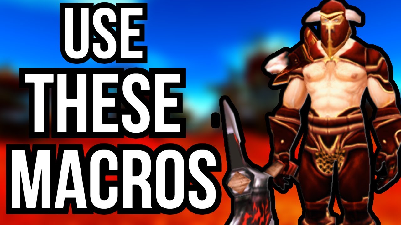 You MUST Use These Warrior Macros | WoW Classic