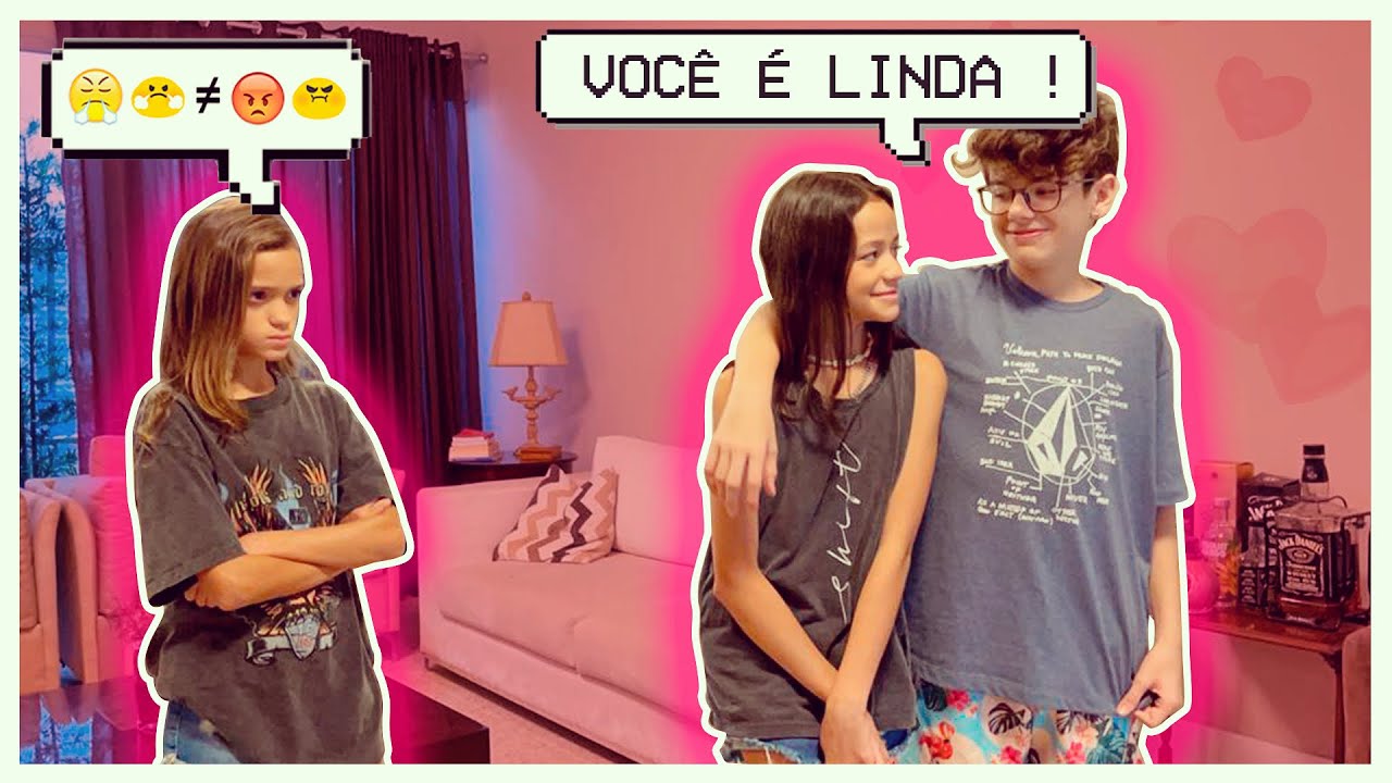 FIQUEI COM CIÚMES DA MINHA IRMÃ COM MEU CRUSH - MILLENA E MANU MAIA