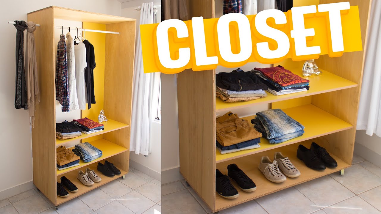 DIY - CLOSET COMPACTO | Reforma Kitnet PARTE 1