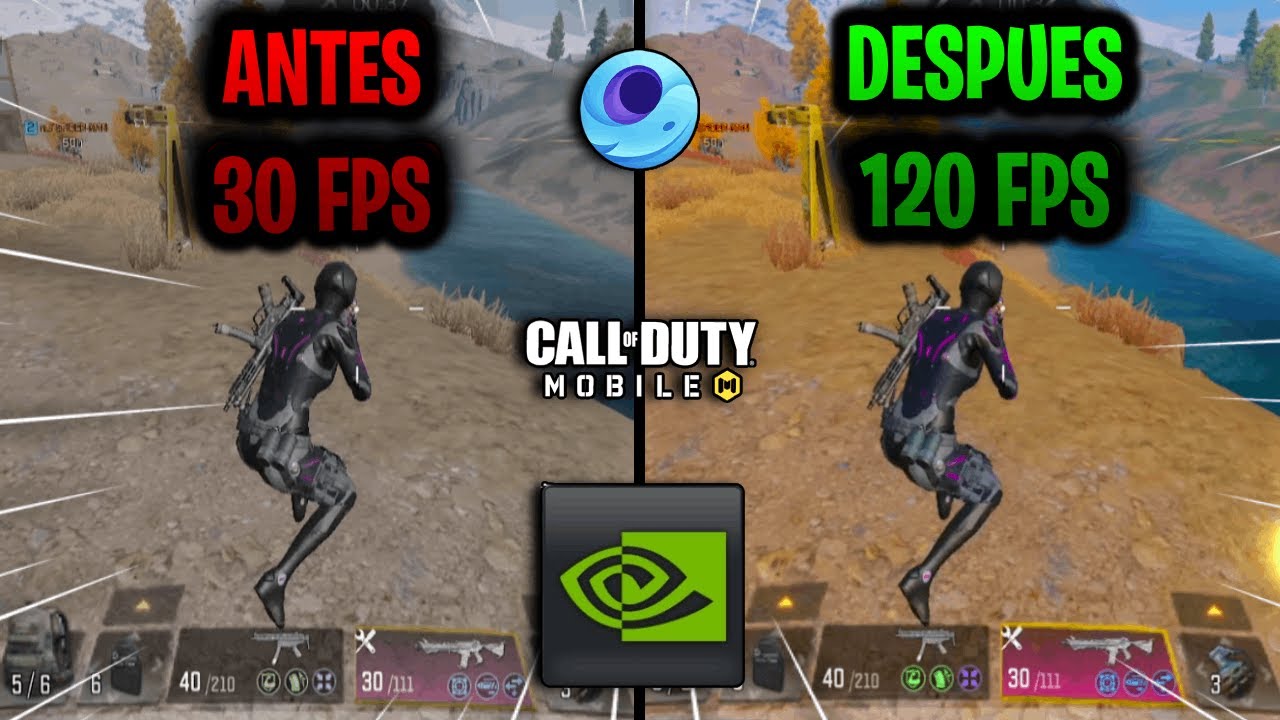 🔧LA MEJOR CONFIGURACION de NVIDIA para EL EMULADOR GAMELOOP | MAXIMO RENDIMIENTO Y MAS FPS  (120)🔥