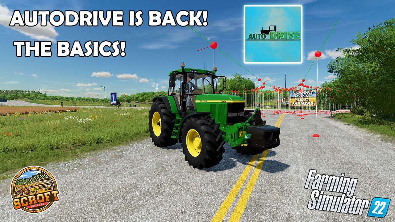 Один из лучших модов вернулся... AutoDrive! | Farming Simulator 22