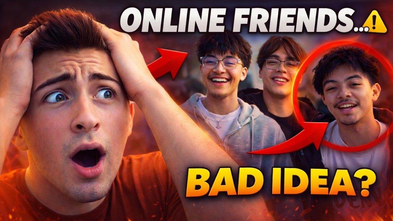 He Met His Online Friends In Real Life (Bad Idea?)