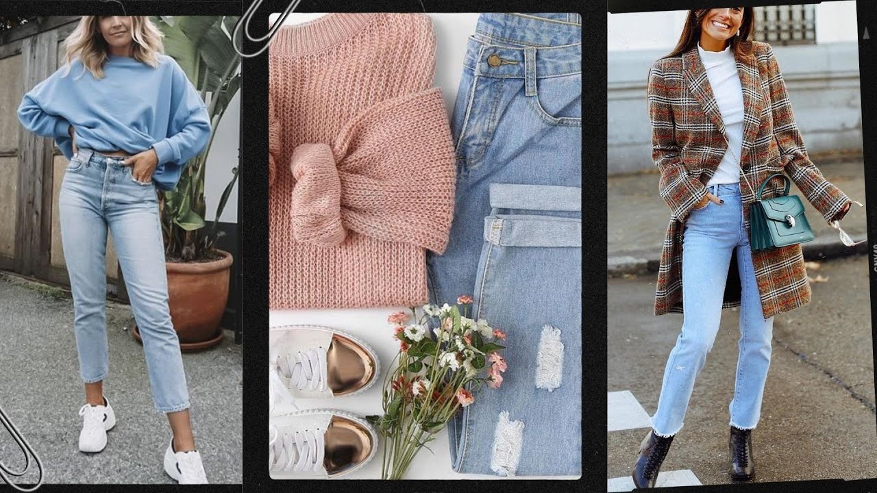 Ideas de Looks con Jeans Azul Claro 💋