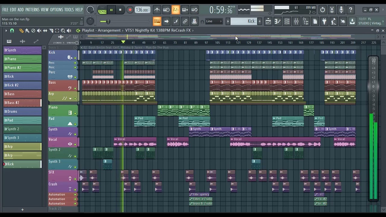 Man On The Run · Dash Berlin with Cerf, Mitiska & Jaren - Fl Studio JP