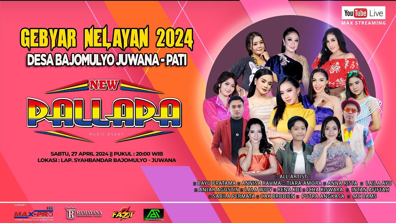 ✅  LIVE STREAMING OM. NEW PALLAPA 2024  ||  GEBYAR NELAYAN BAJOMULYO - JUWANA