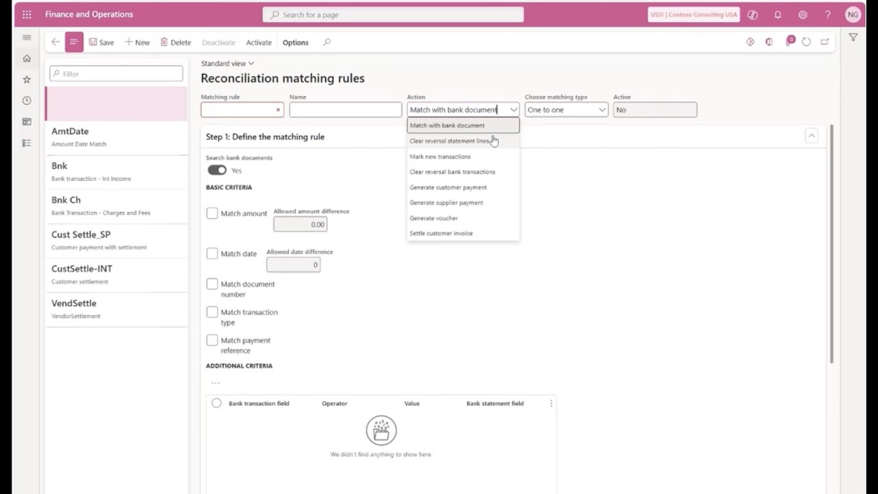 What is new in Advanced & Modern Bank Reconciliation in Dynamics 365 Finance & Operations (Oct 2024)