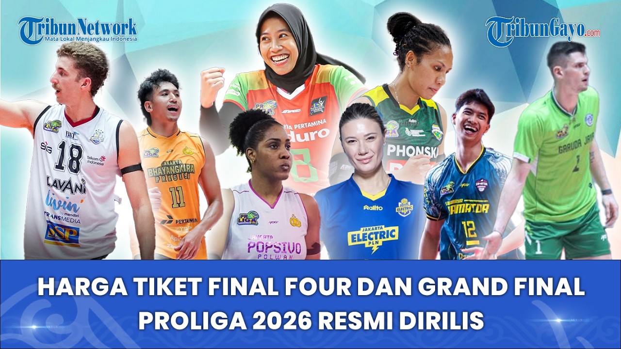 Harga Tiket Final Four dan Grand Final Proliga 2026 Resmi Dirilis, Mulai Rp150 Ribu!