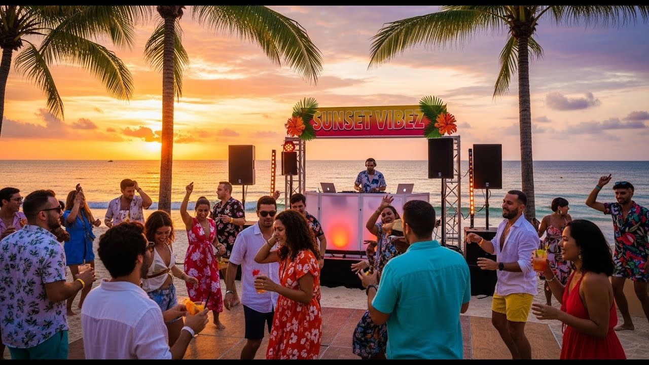 Sunset Grooves: Afro-Fusion Pop Ignites the Tropical Beach Party