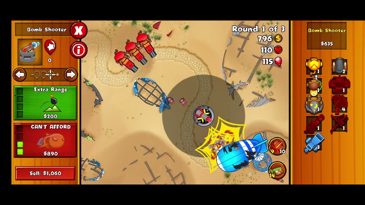 How to easily beat moab graveyard - Bloons Monkey City
