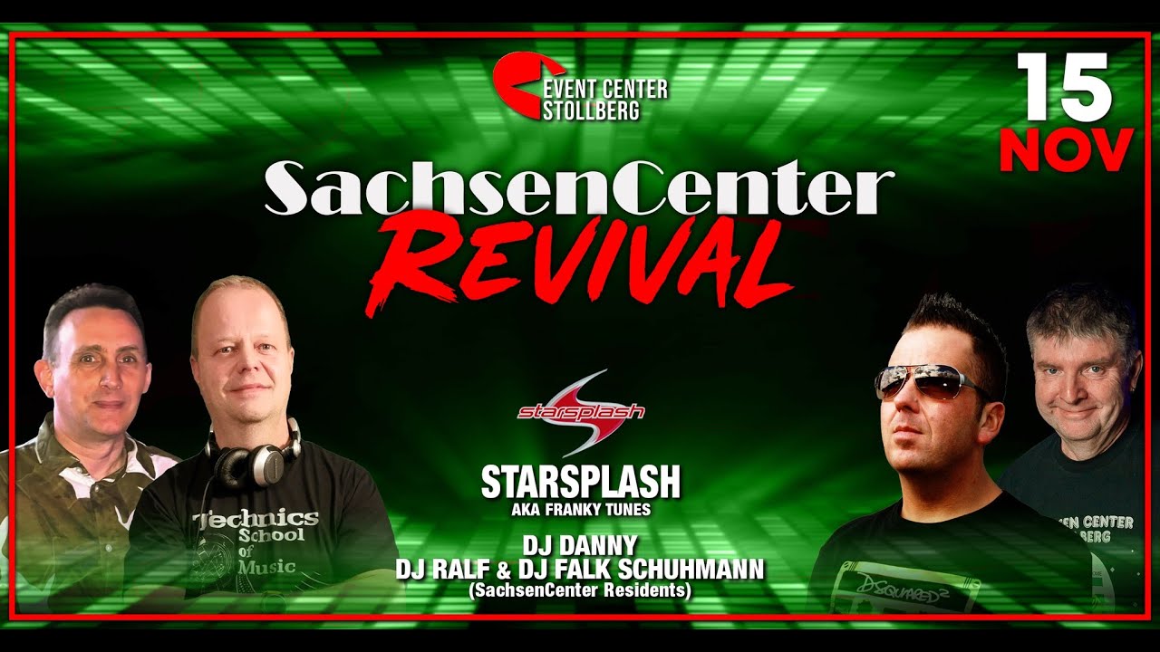 SachsenCenter Revival Party 15.11.2025 - Felix W. WarmUp Mix 1h 2000er Dance Classics