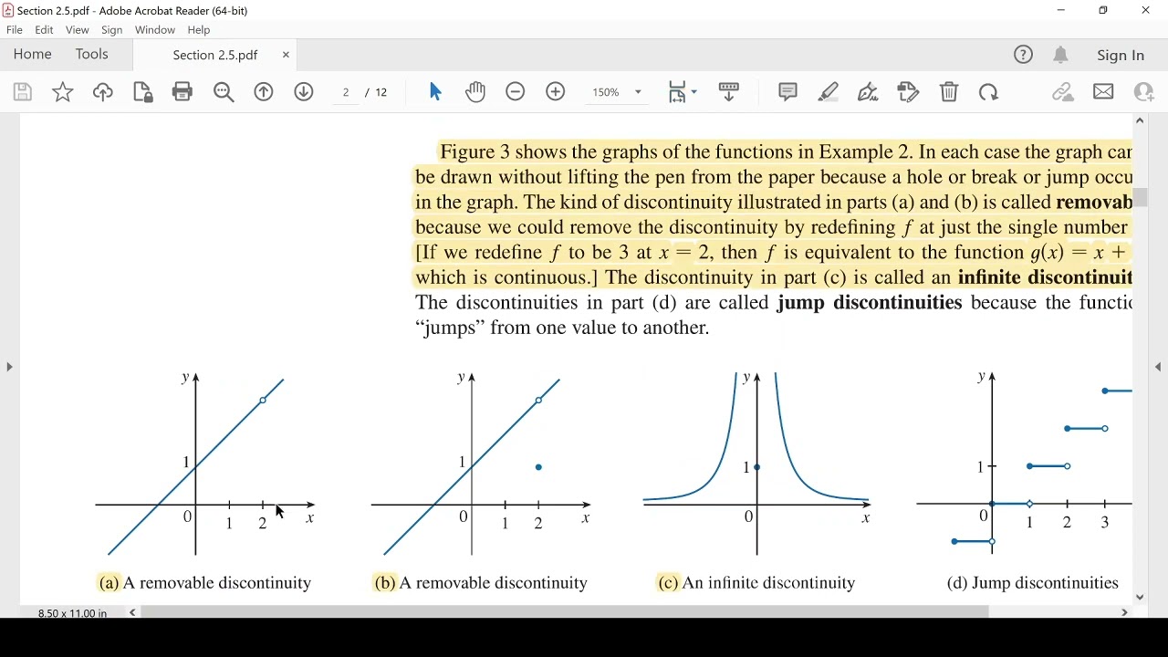 Section 2.5: Continuity