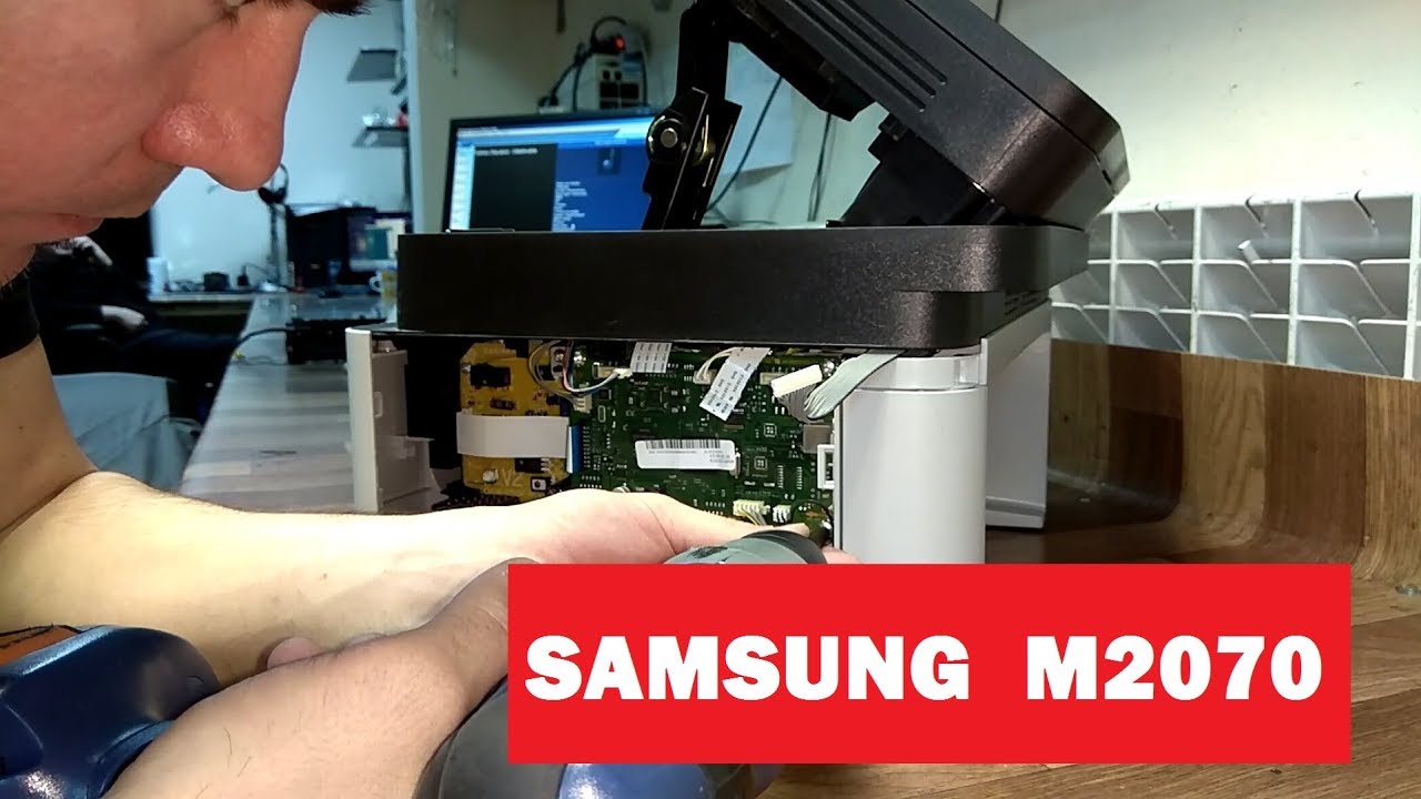 Samsung M2070 разборка. Ремонт печки