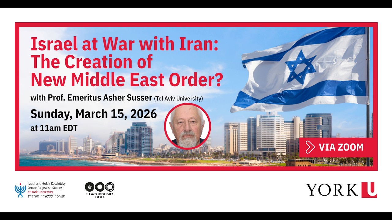 Israel at War with Iran: The Creation of New Middle East Order? With Prof. Asher Susser