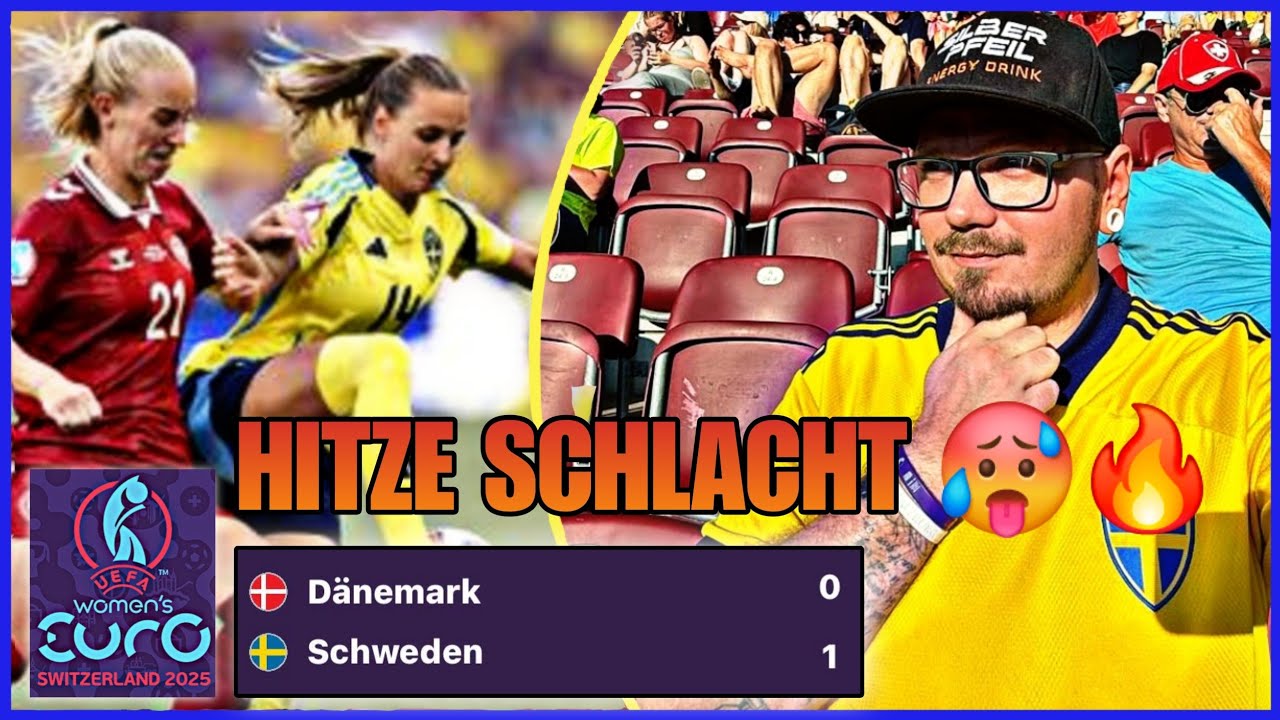 HITZESCHLACHT🥵 DENMARK vs. SWEDEN - WEURO STADION VLOG | ASLLANI LIVE 🔥