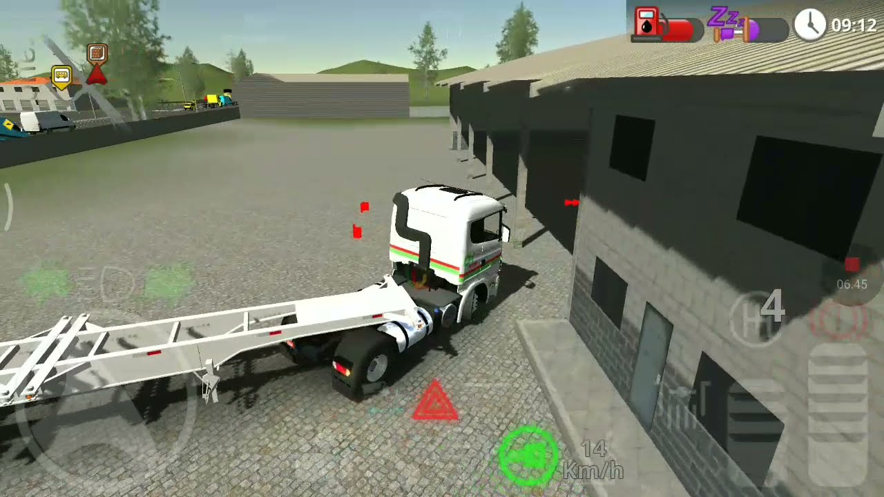 scania truck wants to pick up the container #1 | The Road Driver | truk driver | android gameplay