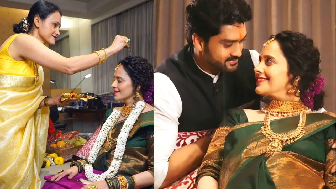 TV Actress Natasha Sharma Godh Bharai Ceremony With Husband Aditya Redij