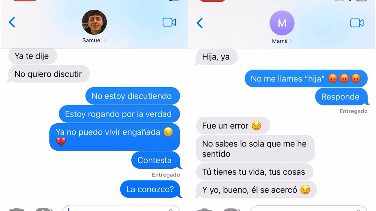 Mi novio me engañó con mi mamá 💔💔💔