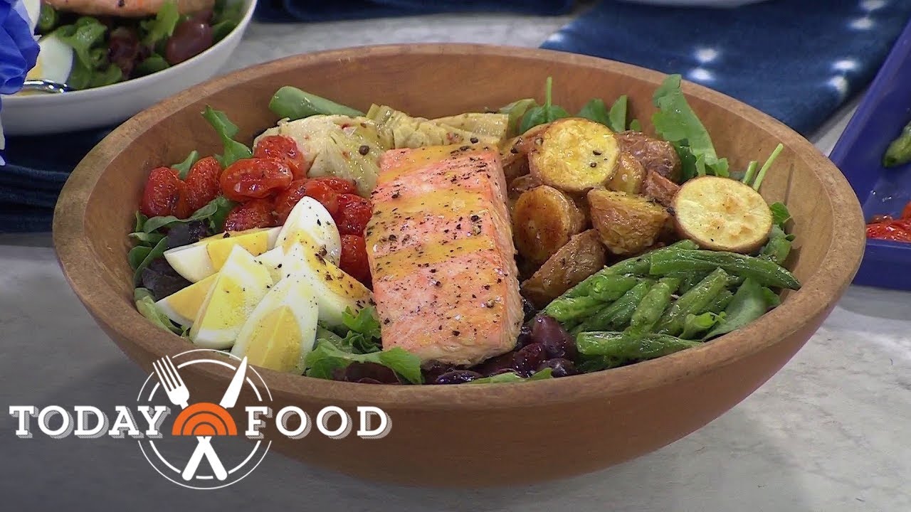 Try Joy Bauer's recipe for sheet-pan salmon niçoise salade
