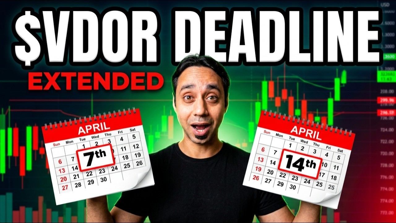 🗓️VDOR crypto deadline extended | Will this pump VDOR coin price to $1?